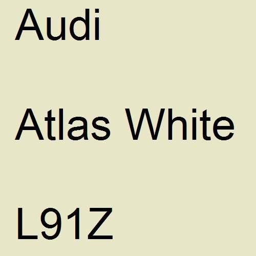 Audi, Atlas White, L91Z.